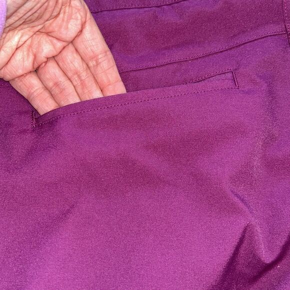 PUMA Purple Stretch Travel 🧳 Short 4 Pockets for your Gear ⚙️💄⛳️ 🎾 Ready 2 GO - Picture 13 of 17